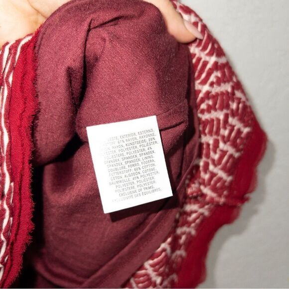 Maeve x Anthropologie Red Dora‎ Textured Knit Dress Size Small - Picture 6 of 7